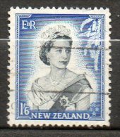 N ZELANDE  Elisabeth II  1954-57  N°337 - Gebruikt