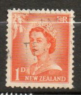 N ZELANDE  Elisabeth II  1956-59  N°352 - Gebruikt