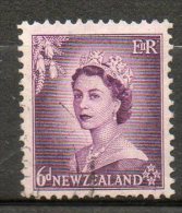 N ZELANDE  Elisabeth II  1956-59  N°355 - Usati