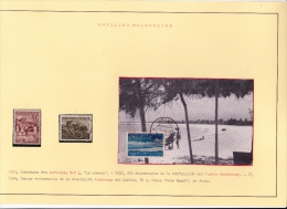 02049 Postal De Aruba 1954 + 2 Sellos Antillas Holandesas - Covers & Documents