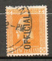 N ZELANDE  Service 2p Jaune  1916-26  N°56 - Dienstmarken