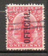 N ZELANDE  Service 1p Rouge Carminé  1910-16  N°39 - Oficiales