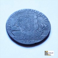 Token - 1/2 Penny - Probono Público - 1794 - Other & Unclassified