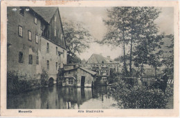 MESERITZ Alte Stadtmühle Wassermühle Mill Molen Moulin 30.8.1933 Mi&#281;dzyrzecz Mit Ortsstempel KAINSCHT - Neumark