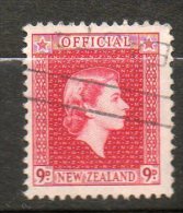 N ZELANDE  Service Elisabeth II   1954-63  N°120 - Officials