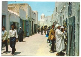 Cpsm: ALGERIE EL OUED Rue Du Souk (animé)  N° 2701 - El-Oued