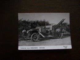 Carte Postale Ancienne: Collection Louis Desbordes-Rennes- Renault 1909 - Trucks, Vans &  Lorries