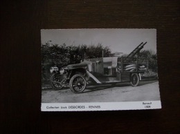 Carte Postale Ancienne: Collection Louis Desbordes-Rennes- Renault 1909 - Camions & Poids Lourds