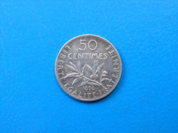 PETIT PRIX 50 Centimes Semeuse Argent 1898 - G. 50 Centimes