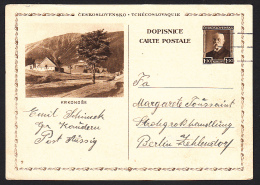 CZECH REPUBLIC - Krkonoše, Krkonose, Post Card, Year 1934 - Autres & Non Classés