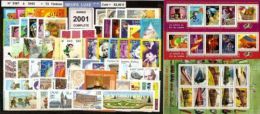 FRANCE 2001 'Année Complète Timbres Oblitérés - 2000-2009