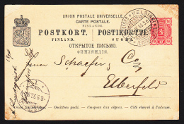 FINLAND - Suomi - Helsinki / Helsingfors, Postal Stationery, Year 1896, Russian Government - Storia Postale