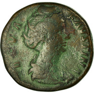 Monnaie, Faustine I, Sesterce, Roma, TB, Bronze, RIC:1105 - La Dinastia Antonina (96 / 192)
