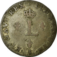 Monnaie, France, Louis XV, Double Sol (2 Sous) En Billon, 2 Sols, 1758, Paris - 1715-1774 Luigi XV Il Beneamato