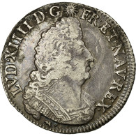 Monnaie, France, Louis XIV, 1/4 Écu Aux Palmes, 1/4 Ecu, 1695, Lyon, TTB - 1643-1715 Louis XIV Le Grand