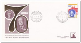 Nederland 1981, 70th Birthday Prince Bernhard - Lettres & Documents