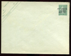 0286 -   130 - E   -  - 15c Vert - Semeuse  - Taxe Réduite - Enveloppes Types Et TSC (avant 1995)