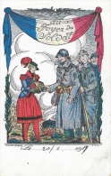 Illustration Maurice Taquay 1917 - Au Foyer Du Soldat - Patrióticos