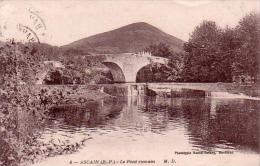 C 10788 - ASCAIN - 64 - Le Pont Romain -  Belle CPA   -  Rare - 1921 - - Ascain