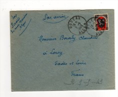 ALGERIE LETTRE DE  DOUERA POUR LOISY 1949 - Cartas & Documentos