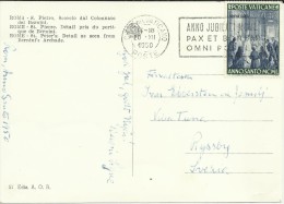 VATICANO TP CON MAT AÑO SANTO 1950 - Lettres & Documents