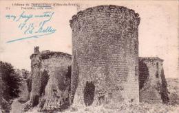 C 10799 - TONQUEDEC - 22 - Le Chateau - Tourelles Coté Nord  -  Belle CPA   -  Rare - 1918 - - Tonquédec