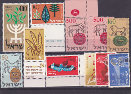 58 ISRAEL 11 STAMPS MNH - Neufs (sans Tabs)