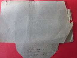 1902 Télégramme De Laurens Cette Séte > Candelou Port La Nouvelle Section Sacs Navire Nuevo Sebastiano Connaissement - Telegraph And Telephone