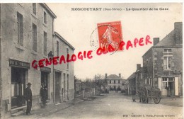 79 -  MONCOUTANT - LE QUARTIER DE LA GARE - HOTEL CHARRIER - Moncoutant