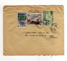 MADAGASCAR LETTRE DE  MAJUNGA POUR LYON 1959 - Briefe U. Dokumente