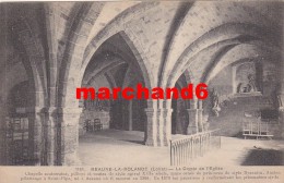 Loiret Beaune La Rolande La Crypte De L église - Beaune-la-Rolande
