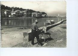 Pyrénées Atlantiques.Ciboure: Peintre Sur Le Port - Ciboure