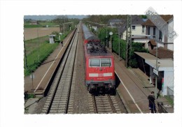 ALLEMAGNE - Müllheim  - TRAIN 111 054-3 - 2008 - GARE ANIMATION - Müllheim