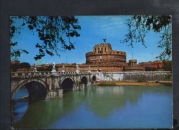 J821 Roma, Castello E Ponte S. Angelo Sul Tevere - Chateau Et Pont, Castle And Bridge - Ed. Plurigraf Terni - Castel Sant'Angelo