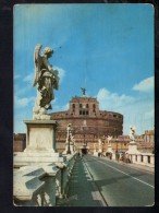 J829 Roma, Castello E Ponte S. Angelo Sul Tevere - Chateau And Pont, Castle And Bridge - Annullo 1962 - Castel Sant'Angelo