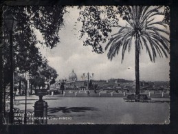 J832 Roma, Panorama Dal Pincio - Annullo Roma 1955 - Cartolina D´ Epoca - Multi-vues, Vues Panoramiques