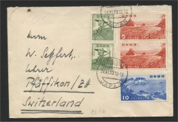 JAPAN, COVER OF SWISS OFFICER FROM SWISS DELEGATION  NNRCAT DEMARCATION LINE COREA 1953 TO SWITZERLAND - Documenten