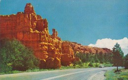 Highway In Red Canyon Bryce Canyon National Park Utah - Bryce Canyon