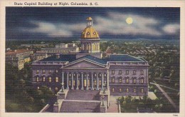 State Capitol Building At Night Columbia South Carolina - Columbia