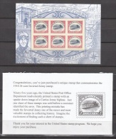 Usa, Scott No.4806  Mnh Inverted Jenny Sheet  Bargan Offer--price 13.00 Just 1.00 Over Face Value  Limit 1 Per Order - Unused Stamps