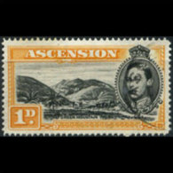 ASCENSION 1949 - Scott# 41Ab Mountain P.14 1p Used (XL378) - Ascensión