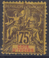 Ivory Coast 1892 Yvert#12 Mint Hinged - Unused Stamps