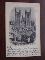 Cathedral & Exchequer Gate / Anno 1904 ( Zie Foto Voor Details ) !! - Lincoln
