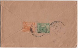 Malaya, Tiger, Commercial Cover To India, As Per The Scan - Federated Malay States