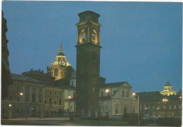 K2172 Torino - Cattedrale Di San Giovanni Battista - Cupola Della Cappella Sacra Sindone - Palazzo Chiablese - Notturno - Églises