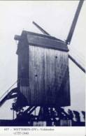 WETTEREN (O.Vl.) - Molen/moulin - Blauwe Prentkaart Ons Molenheem Van De Verdwenen Veldmolen (naar Een Oude Foto) - Wetteren