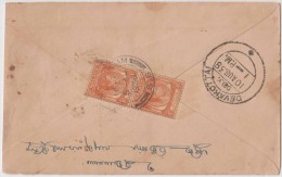 King George VI, Straits Settlements, Commercial Cover To India, As Per The Scan - Straits Settlements