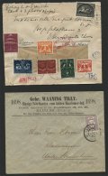 NETHERLANDS, 4 DOCUMENTS TO SWITZERLAND 1 COVER 1897 (printed Matter!), 2 CENSOR COVERS, 1 POSTCARD 1948 - Storia Postale