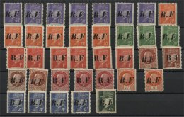 FRANCE LIBERATION, PONS GROUP OF 36 STAMPS - Libération