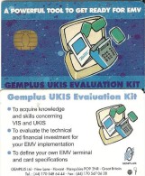 CARTE PUCE TEST DEMO SIM GSM AUTRE GEMPLUS UKIS EVALUATION GREAT BRITAIN - Exhibition Cards